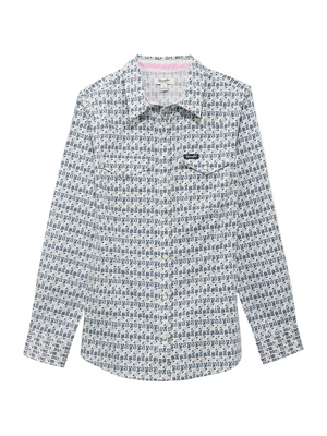 Chemise Western à snaps Blue Boots - Femme