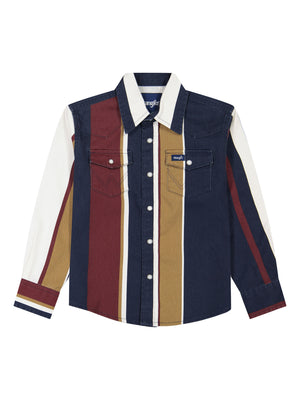 Chemise Western Rayée Vintage Brushpopper - Garçon