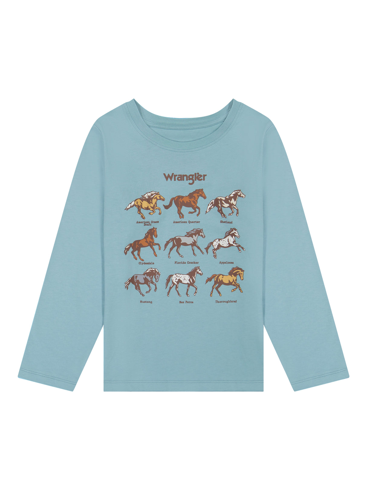 Chandail à manches longues Horse Breeds - Fille