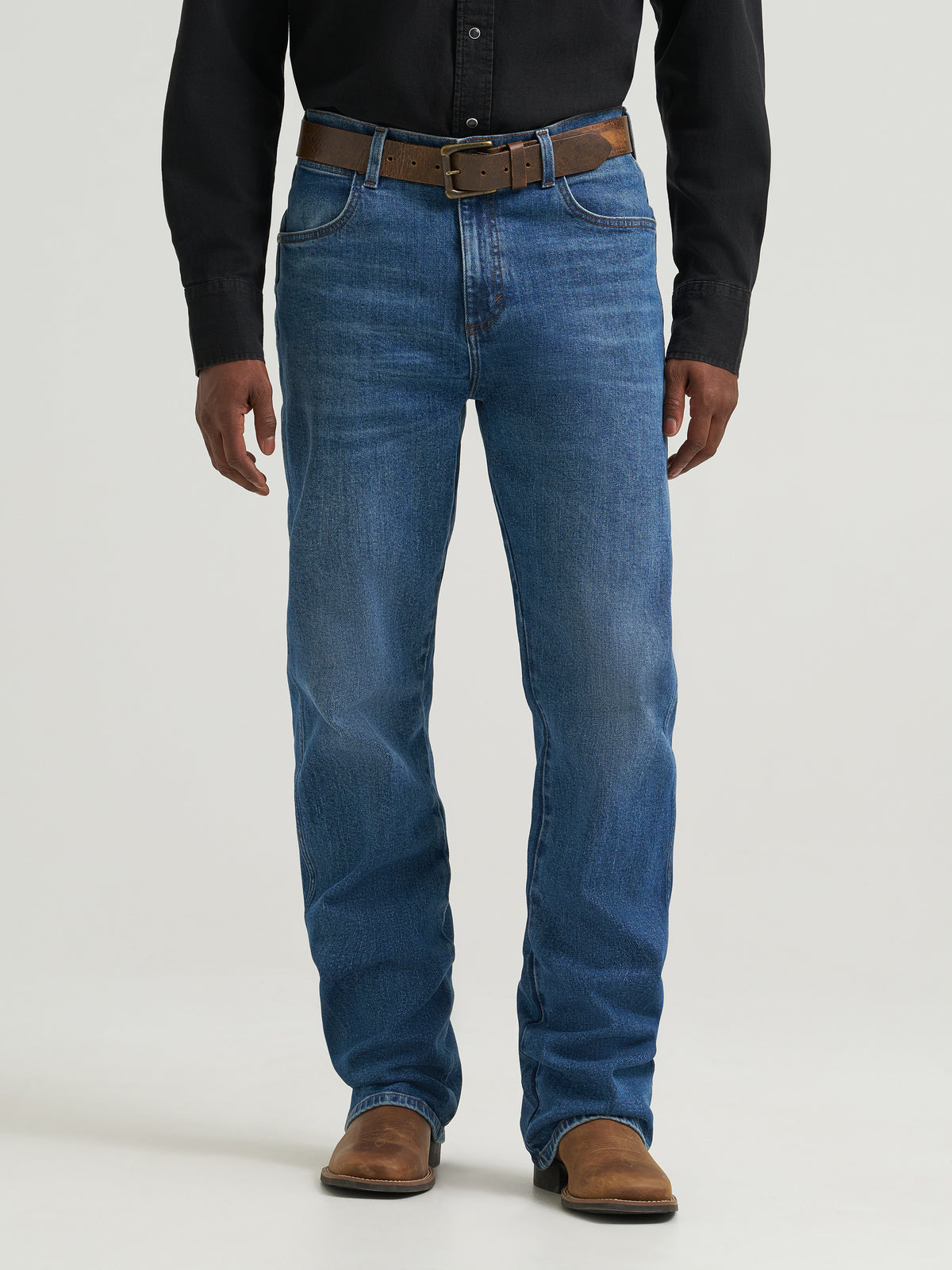 Jay Men's Relaxed Western Bootcut Jeans