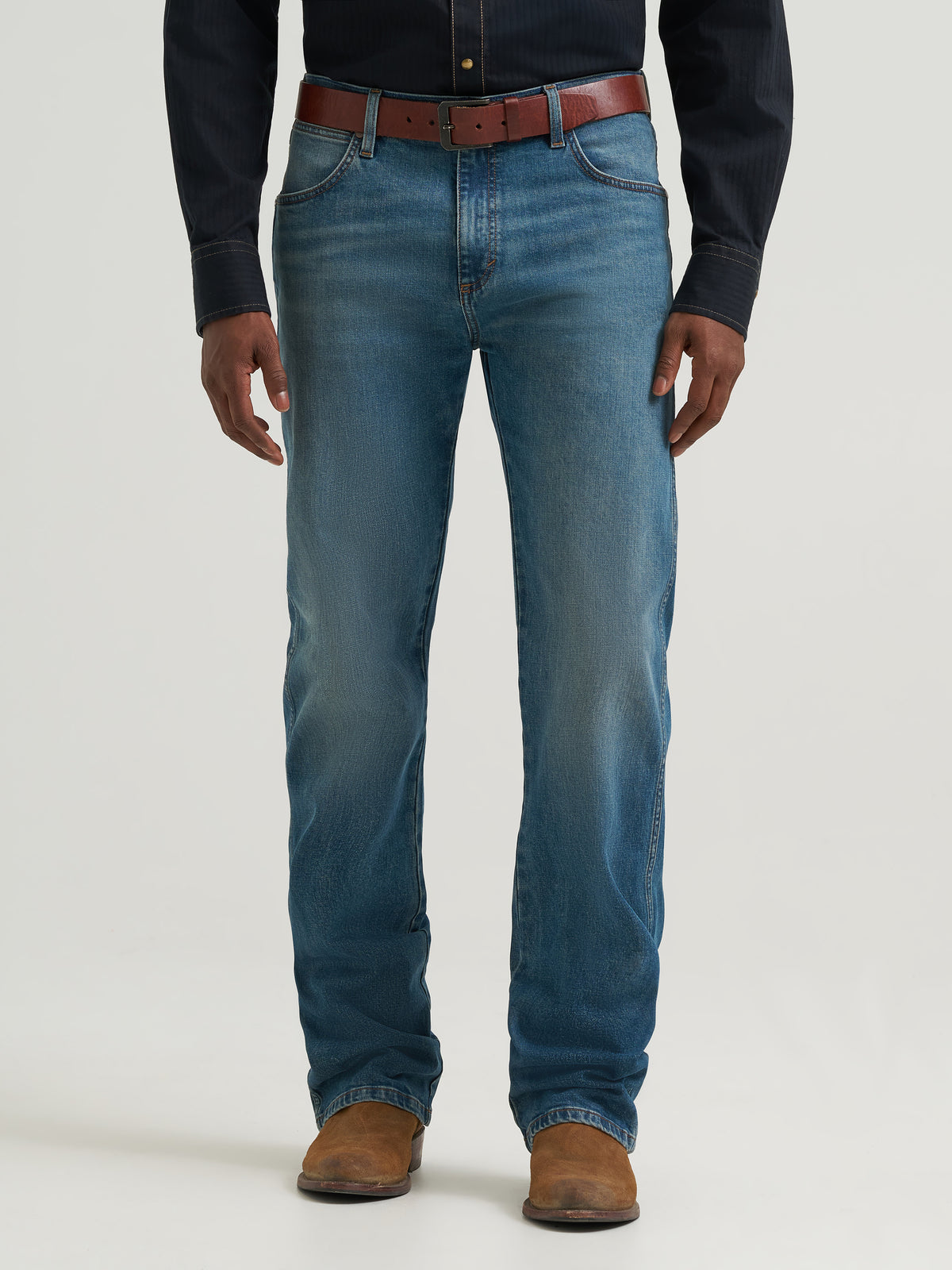 Wes Retro Slim Boot Western Jeans - Men's