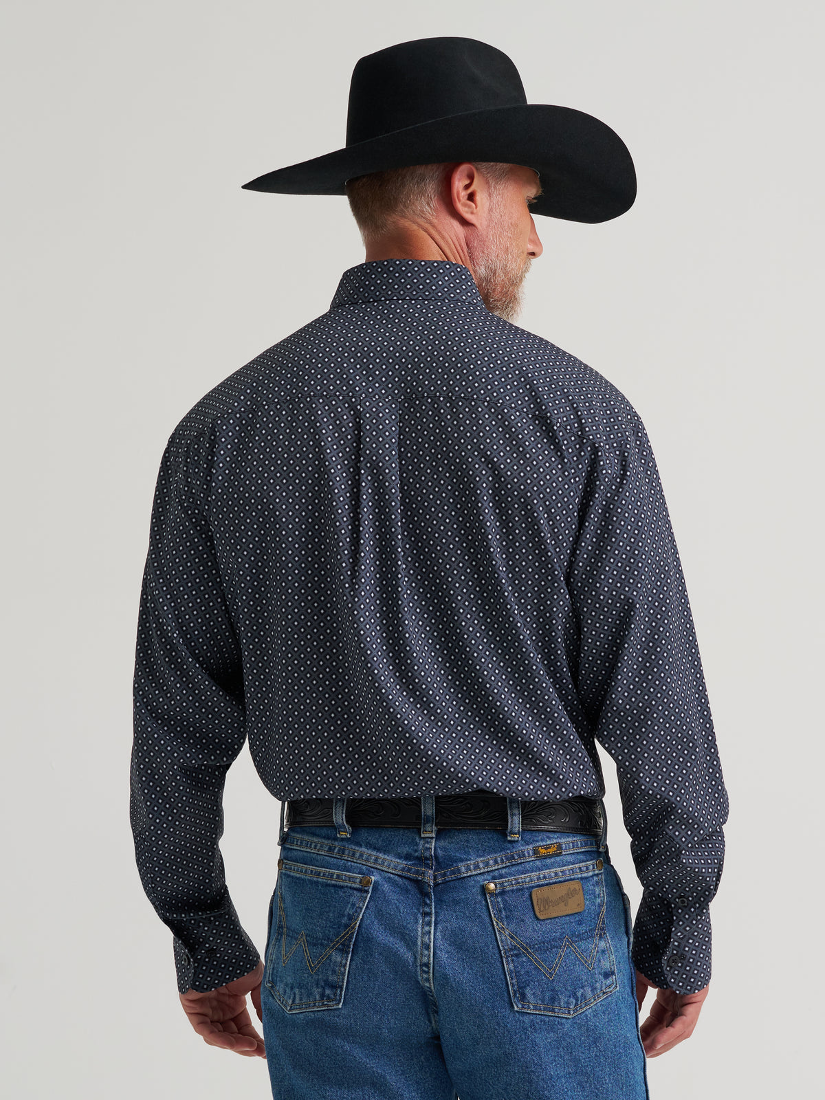 George Strait Men's Black Western Shirt