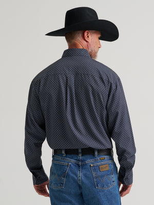 George Strait Men's Black Western Shirt