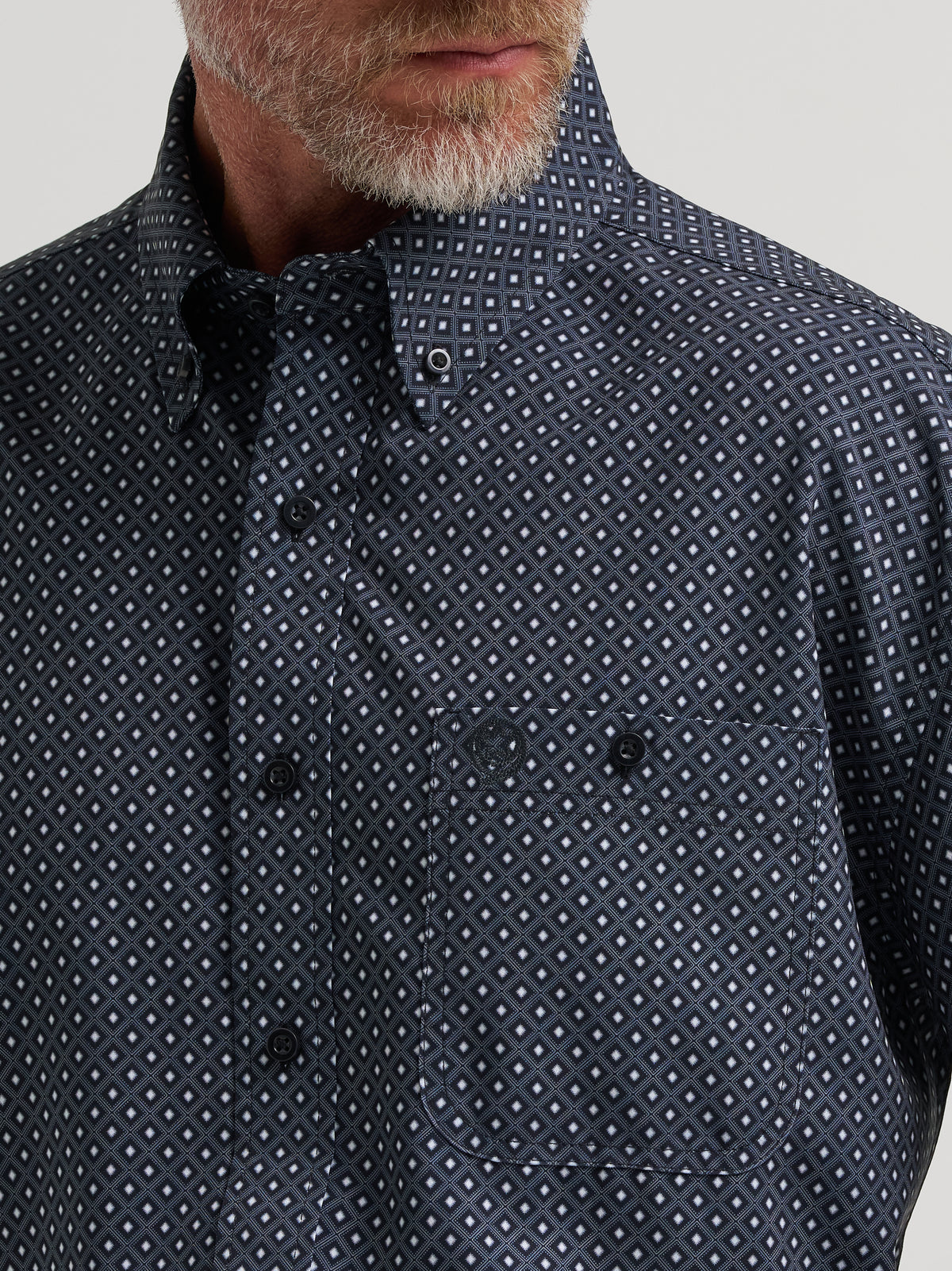 George Strait Men's Black Western Shirt