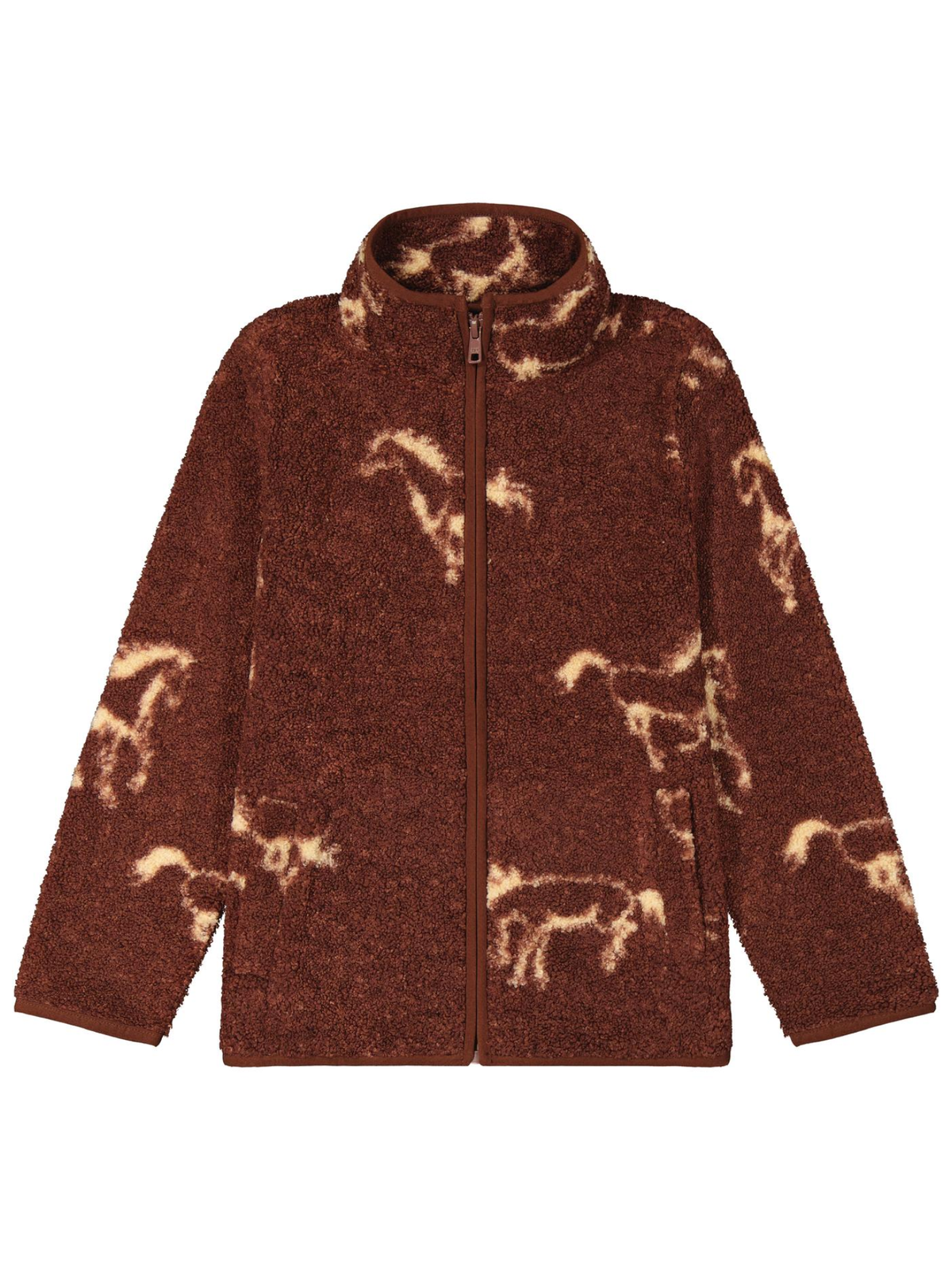 Veste sherpa Retro Hay Away Horse - Fille