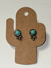 Boucles d'oreilles pierre turquoise
