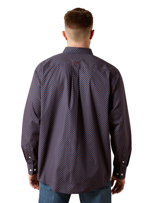 Chemise Briggs Navy Wrinkle Free - Homme