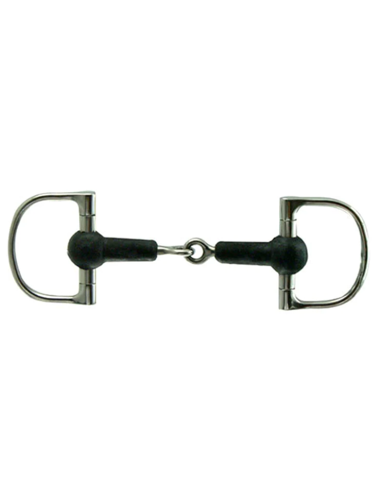 Mors Classique Rubber Dee Ring Snaffle