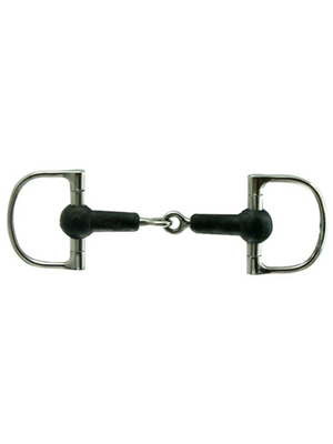 Mors Classique Rubber Dee Ring Snaffle