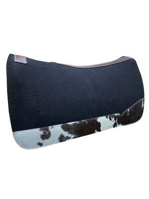 Tapis Western en feutre avec accents vache