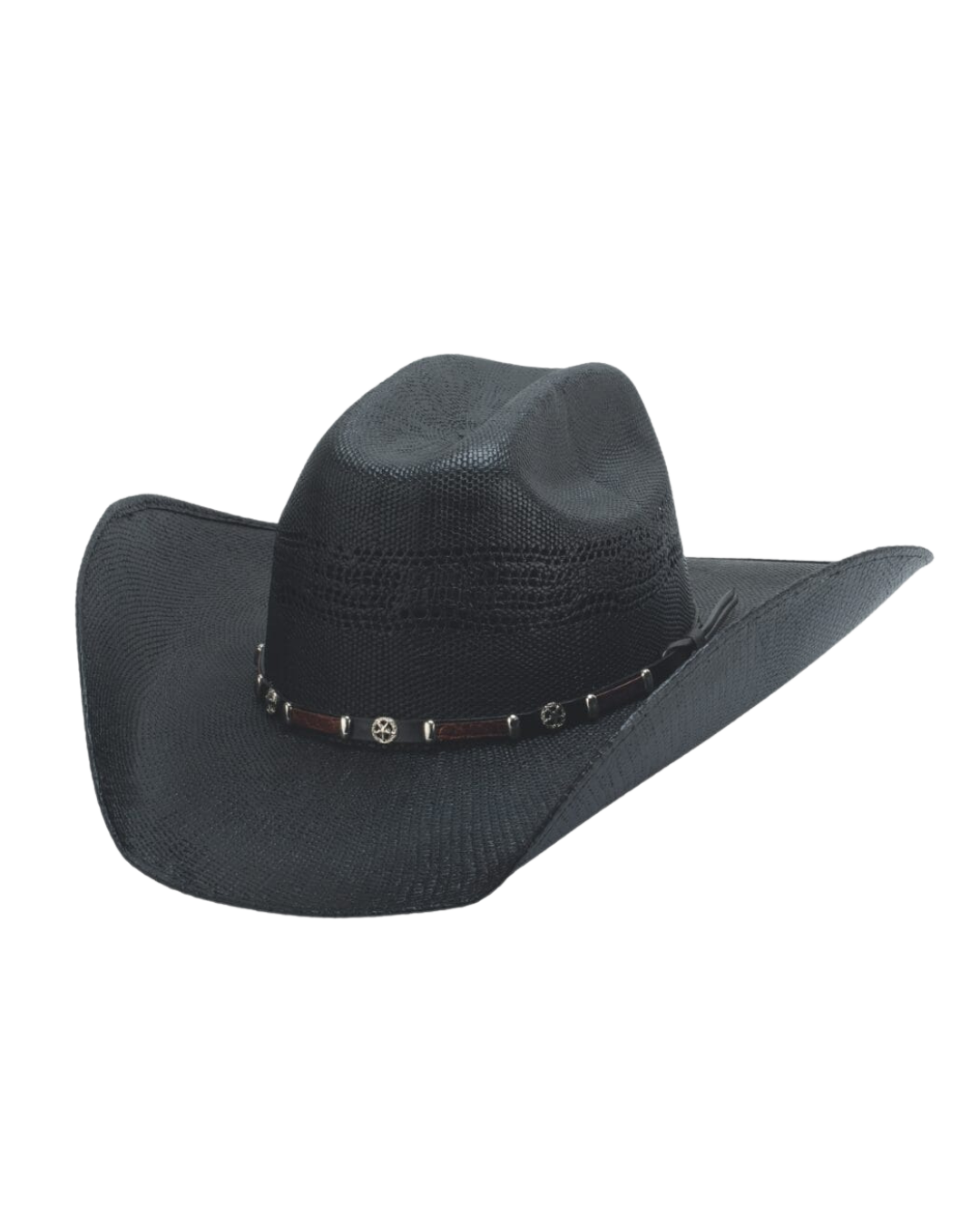 Grey straw cowboy hat sales