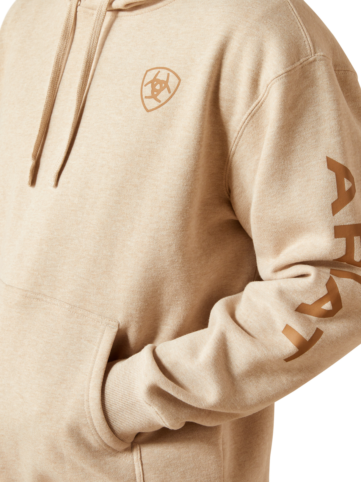 Ariat Oatmeal Heather Hoodie - Men's