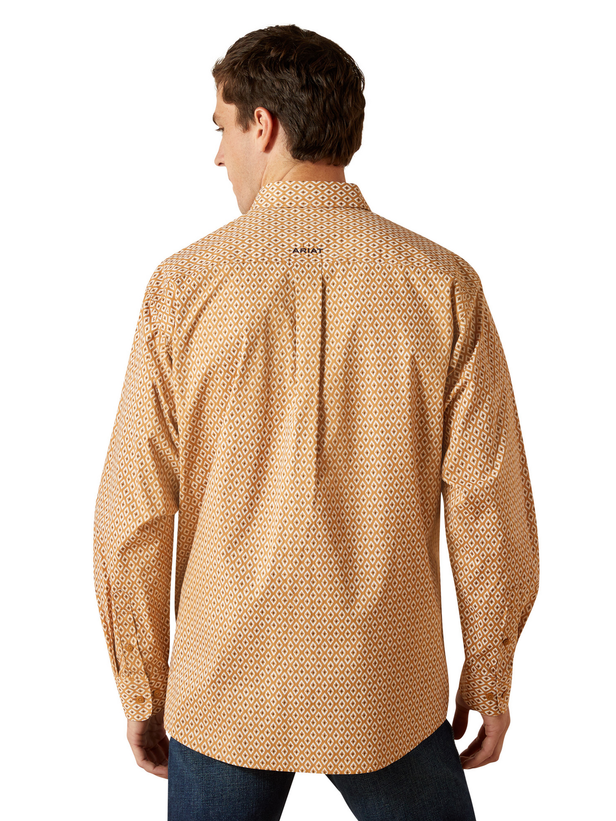 Burnis Classic Fit Tan Shirt - Men's