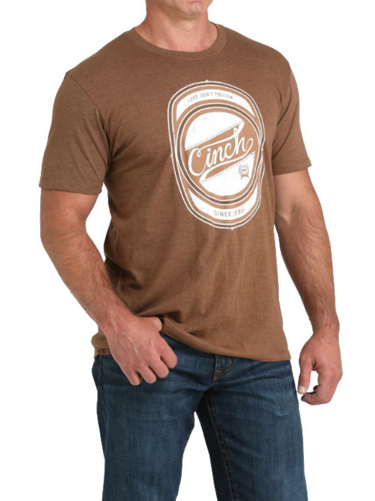 T-shirt Graphique Brun - Homme