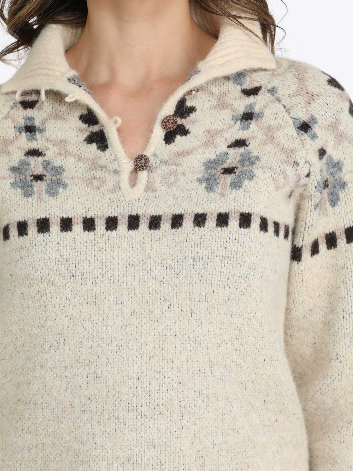 Pull en Laine crème - femme