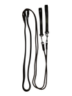 German leather and nylon reins – Havana