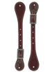 Courroies d'éperons Western plain en cuir