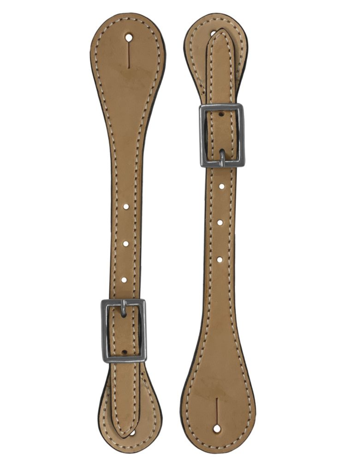 Courroies d'éperons Western plain en cuir