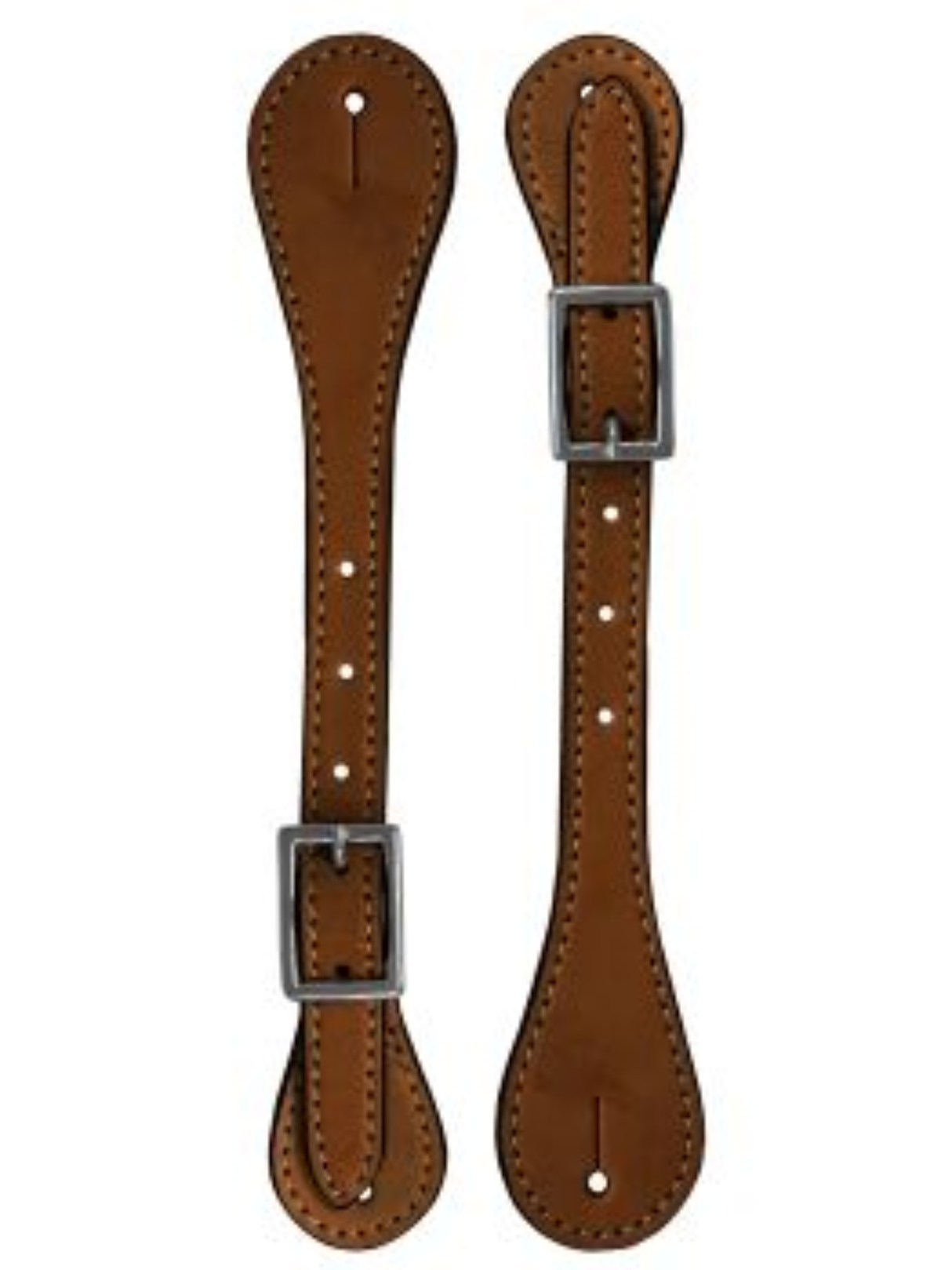 Courroies d'éperons Western plain en cuir