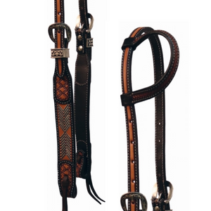 Western bridle with Navajo ear