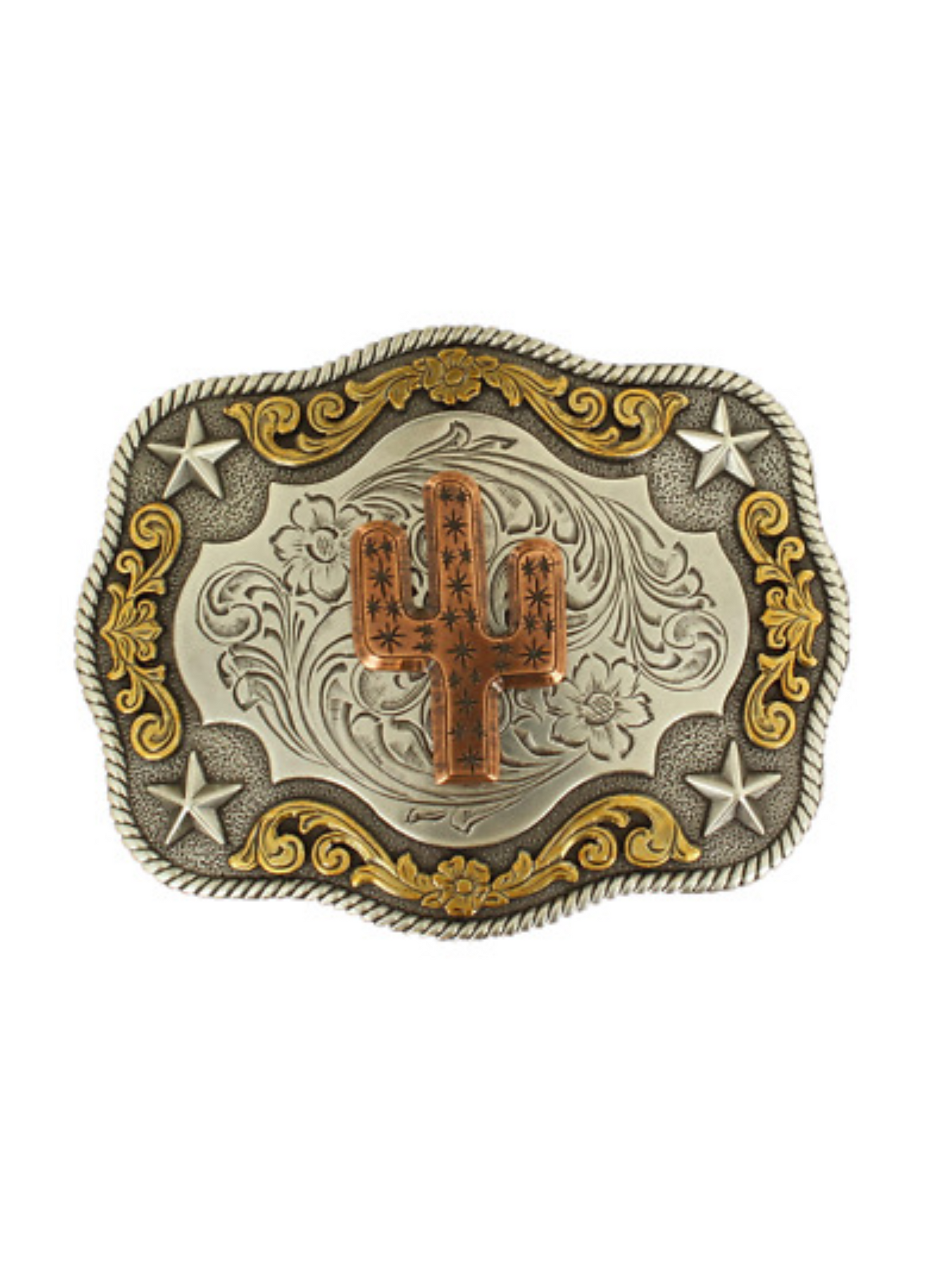 Cactus belt buckle