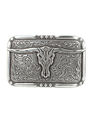 Vintage Longhorn Skull Belt Buckle