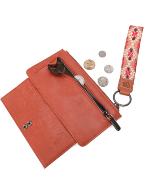 Porte-Monnaie Aztec Bi-fold Orange