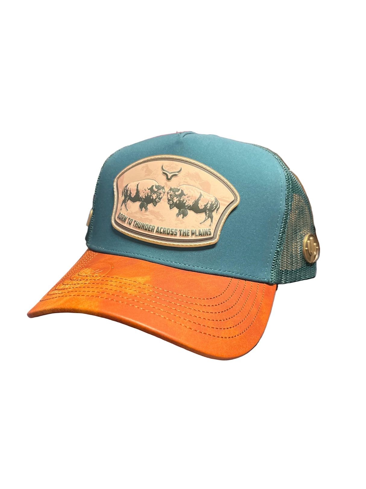 Bison Turquoise Cap - Adult
