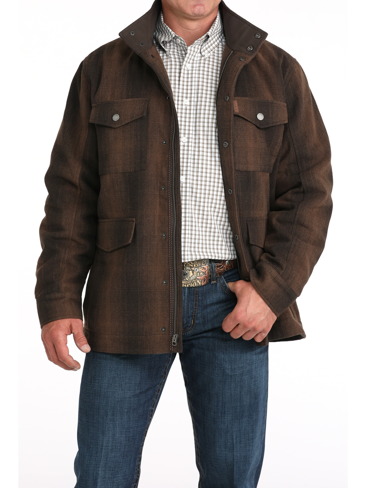 Frontier Brown Coat - Men's