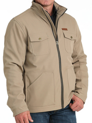 Veste Beige Pâle avec Poche Discrète - Homme