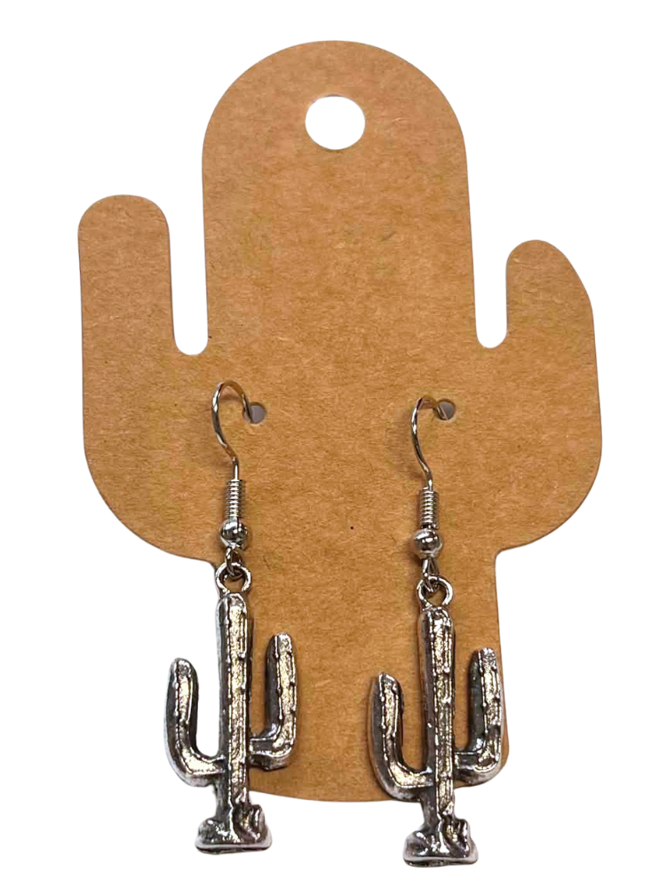 Boucles d'oreilles pendantes Argentées