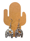 Boucles d'oreilles pendantes Argentées