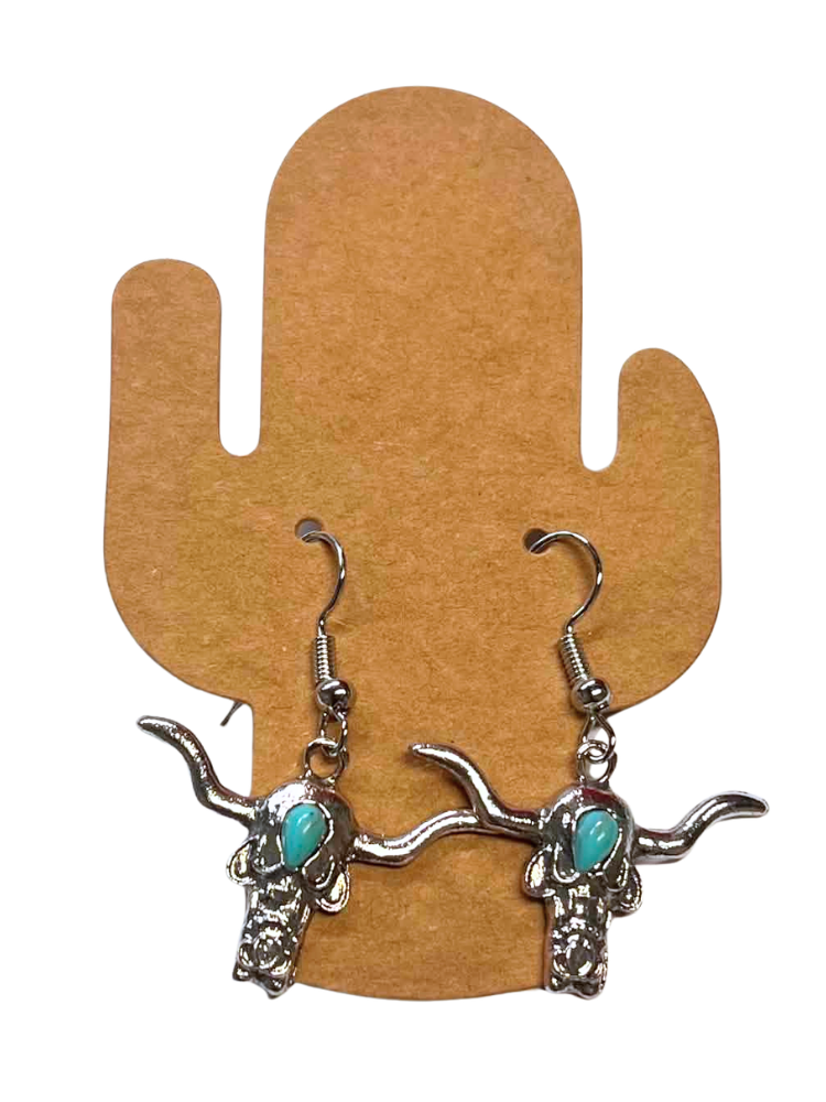 Boucles D'oreilles pendantes Longhorn