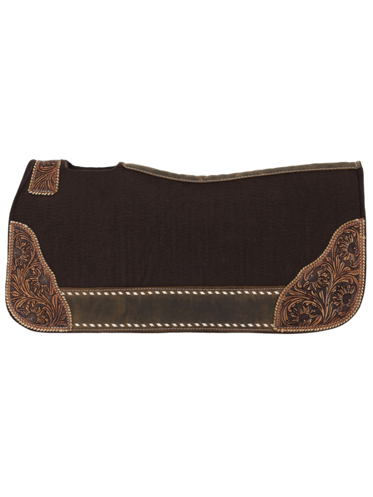 Floral Stamp Felt Western Rug