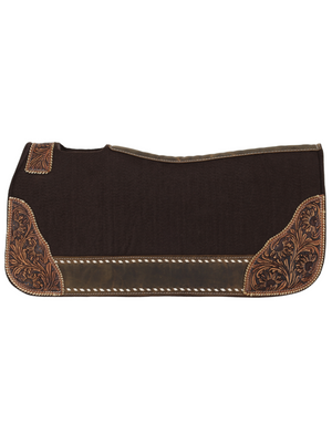 Floral Stamp Felt Western Rug