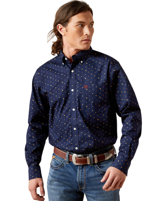 Chemise Beaux Navy Wrinkle Free - Homme