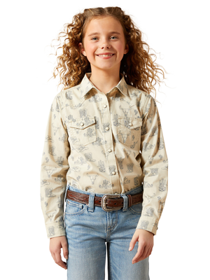 Chemise à Pressions Mila Style Western- Fille