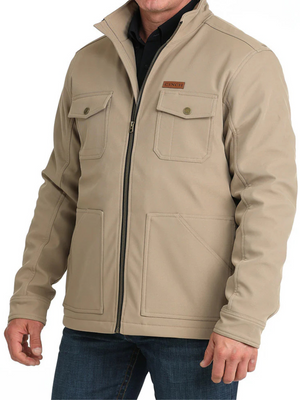 Veste Beige Pâle avec Poche Discrète - Homme