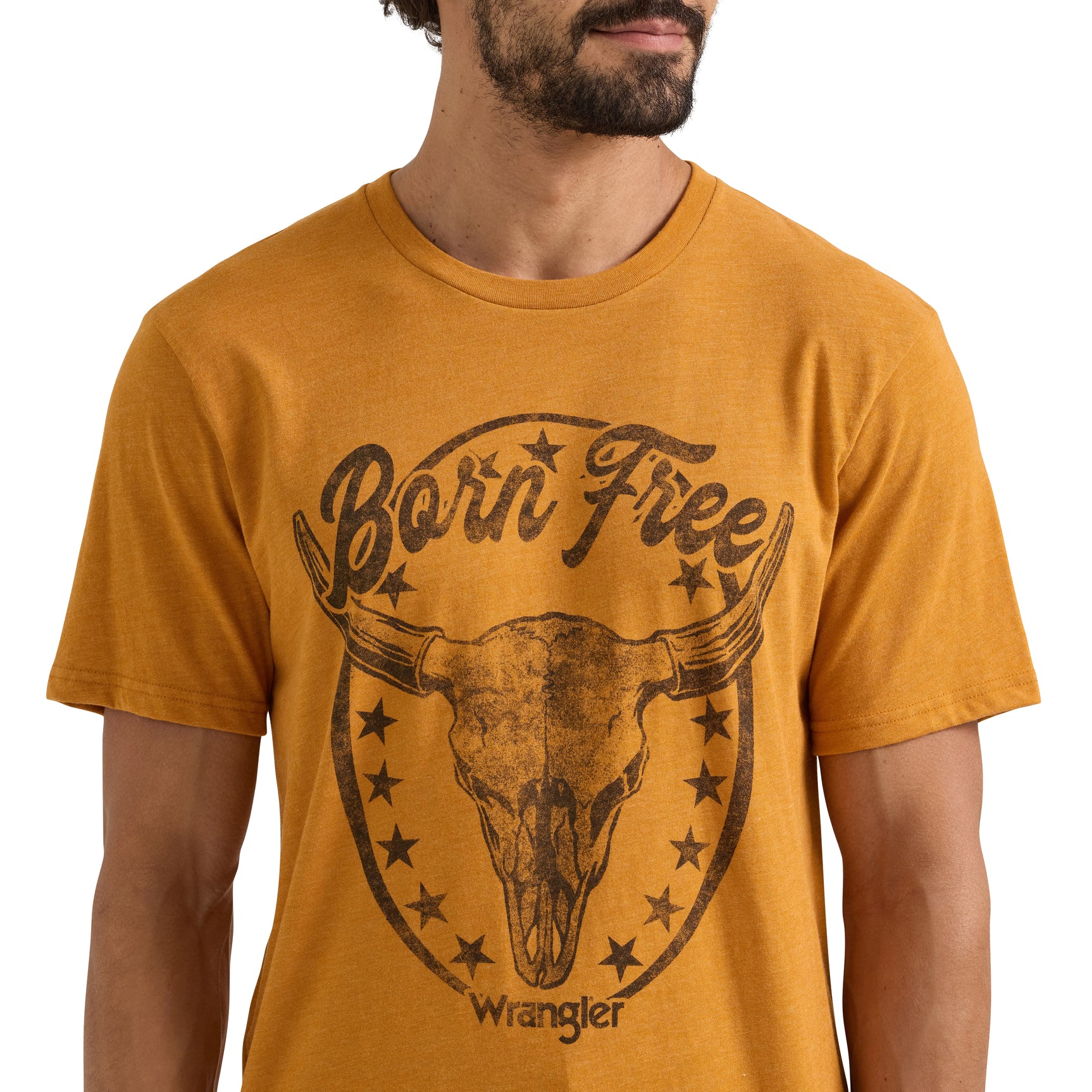 T-Shirt Born Free Skull - Homme