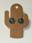 Boucles d'oreilles pierre turquoise
