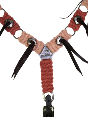 Bricole Western en Mohair et conchos