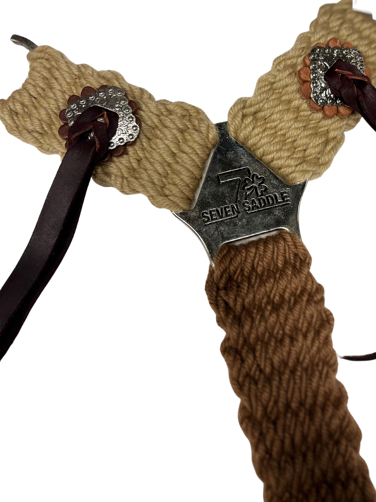 Bricole Western en Mohair et conchos