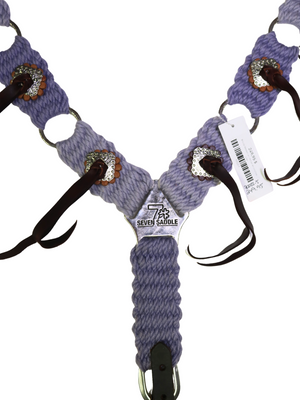 Bricole Western en Mohair et conchos