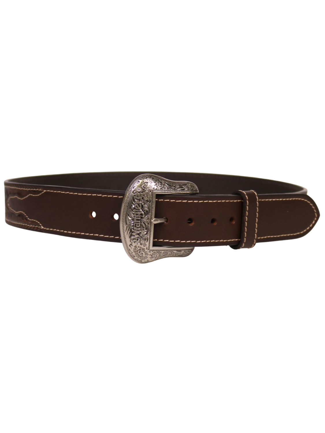 Ceinture Western Crazy horse Brune - Homme