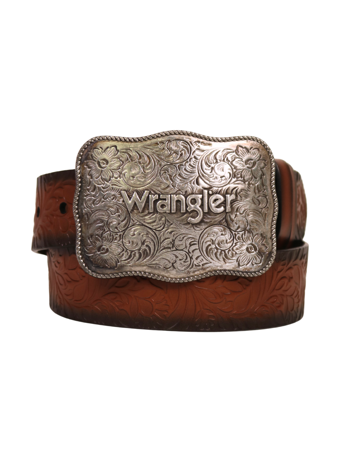 Ceinture Wrangler Boucle Brune - Femme
