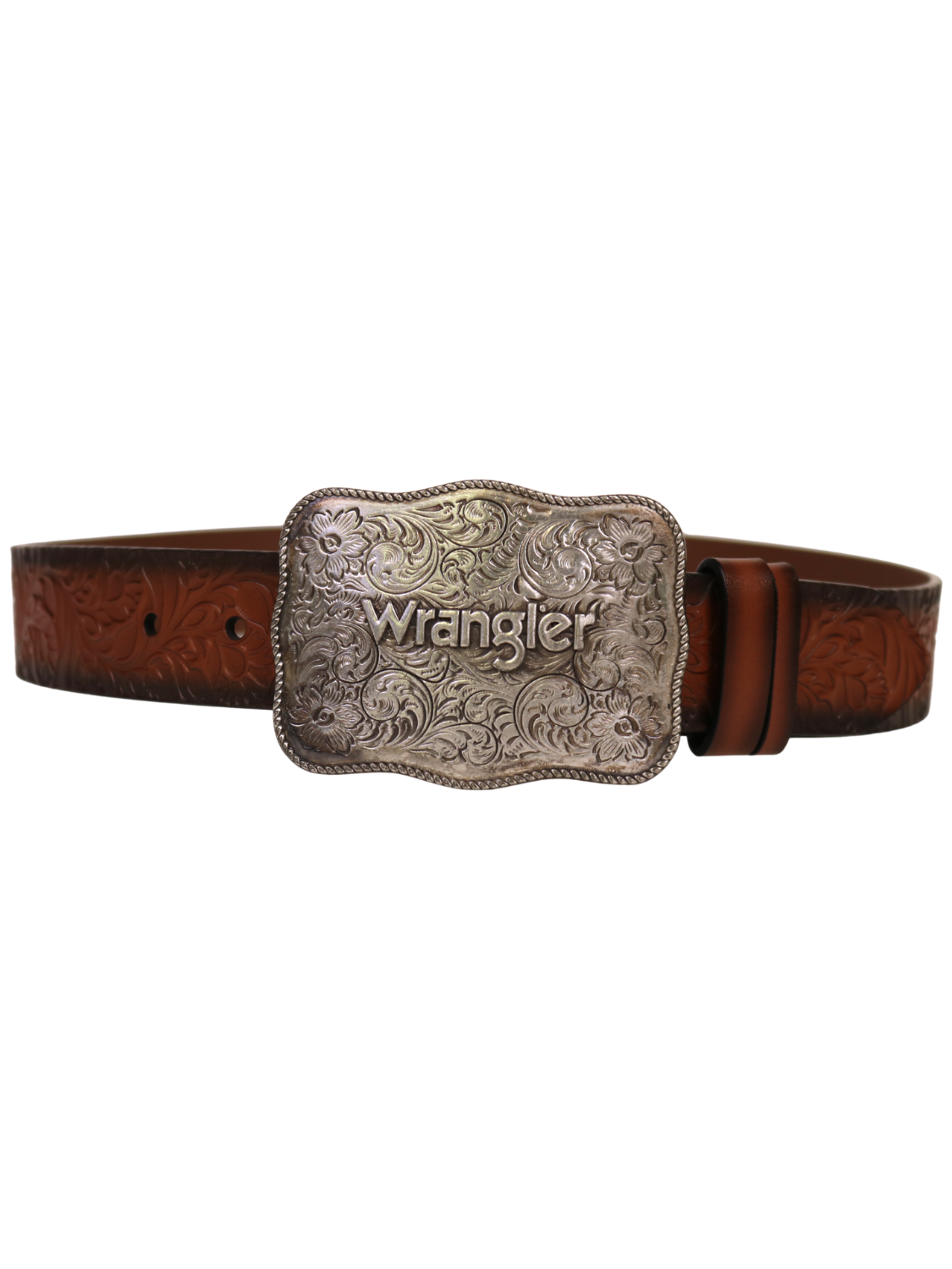 Ceinture Wrangler Boucle Brune - Femme