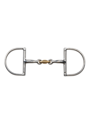 Hunter Dee Classic Snaffle with Brass Peanut