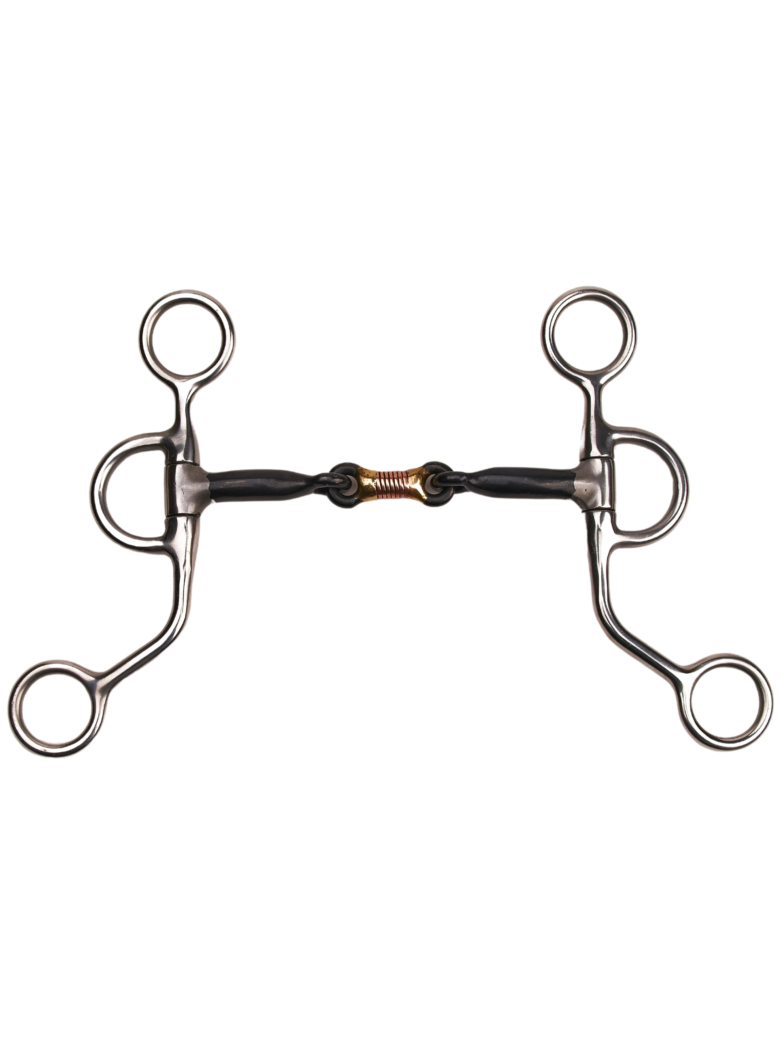 Mors Western Fer Noir SLS - 125cm - Embouchure Avec Inserts Cuivre