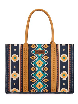 Aztec Mustard Handbag - Large