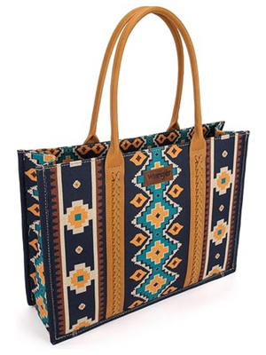 Aztec Mustard Handbag - Large